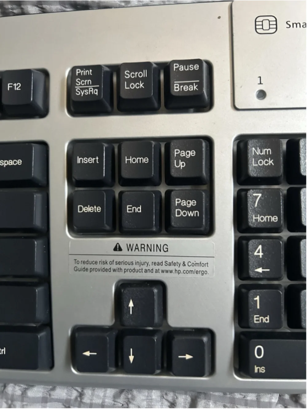 HP keyboard wired